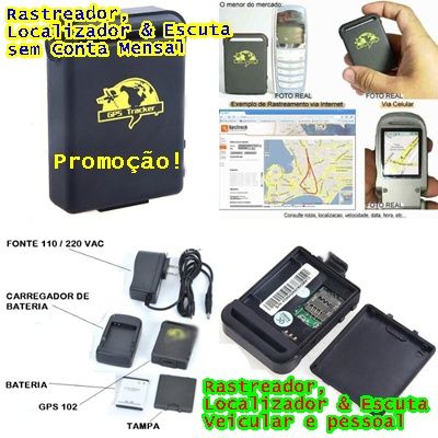 Rastreador Mini A8 Espião GSM, GPS Localizadora Celular - Outras